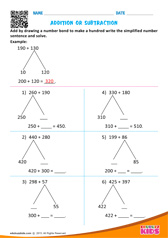 Solve by Number Bond Method