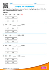 Solve by Tape Diagram Method