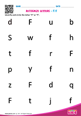 Recognize Letter F