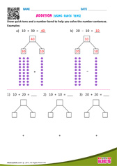 Addition(using quick tens)