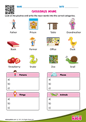 Categorize Nouns