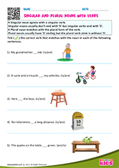 Singular and Plural Noun With Verbs