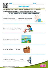 Identify Correct Prepositions