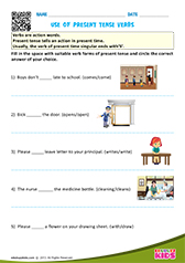 Use of Present Tense Verbs