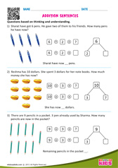 Addition Sentences