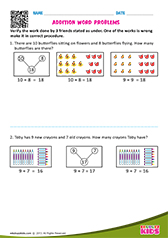 Addition word problems