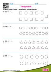 Subtracting 8 - Numbers Upto 20