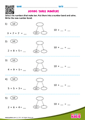 Adding three numbers