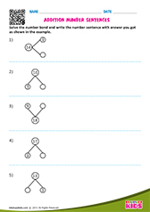 Addition number sentences