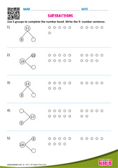 Subtractions Using 9