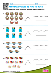 Additions made easy by using ten pluses