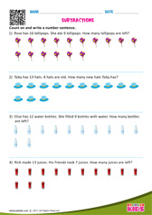 Subtraction Word Problems