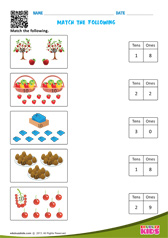 Match the following