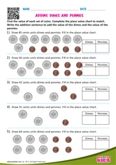 Adding Dimes and Pennies