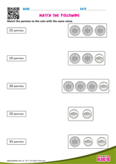 Matching Coins to Values