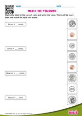 Matching Coins to Values