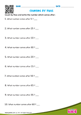 Skip counting by fives