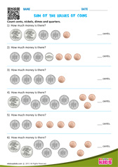 Sum of the values of Coins