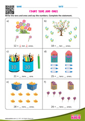 Count tens and ones