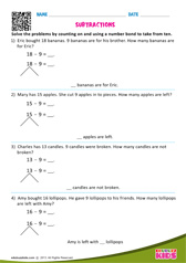 Subtraction Word Problems