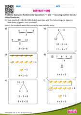 Subtraction Word Problems