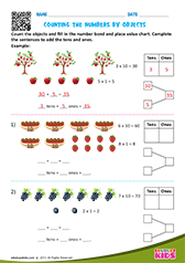 Counting objects by tens and ones