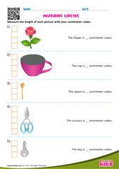 Measuring Lengths - Using Centimeter Cubes