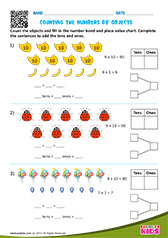 Counting objects by tens and ones