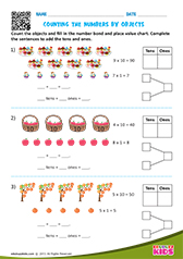 Counting objects by tens and ones