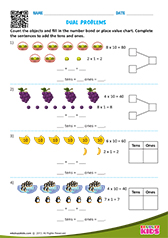 Counting objects by tens and ones