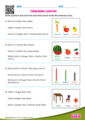 Comparing Lengths - Word Problems