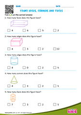 Count Edges, Corners And Faces