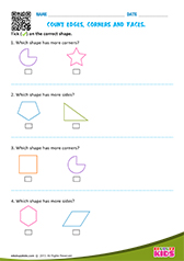 Count Edges, Corners And Faces