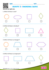 Identify 2 Dimensional Shapes