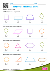 Identify 2 Dimensional Shapes