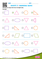 Identify 2 Dimensional Shapes