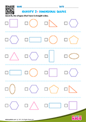 Identify 2 Dimensional Shapes