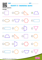 Identify 2 Dimensional Shapes