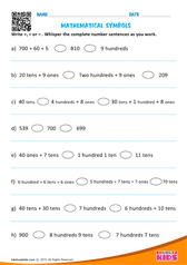 Write Mathematical Symbols