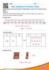 Using Numbers In Different Forms