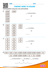 Counting money in dollars