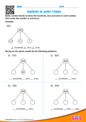 Number in Word Forms