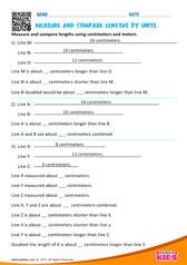 Measure and compare lengths by units