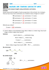 Measure and compare lengths by units