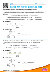 Measure and compare lengths by units