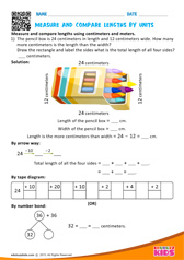 Measure and compare lengths by units