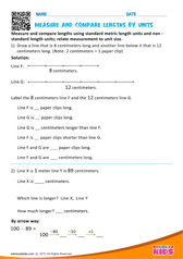 Measure and compare lengths by units