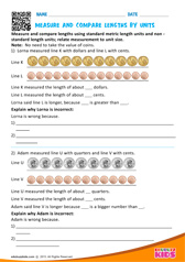 Measure and compare lengths by units