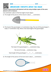 Understand concepts about the ruler