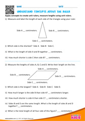 Understand concepts about the ruler